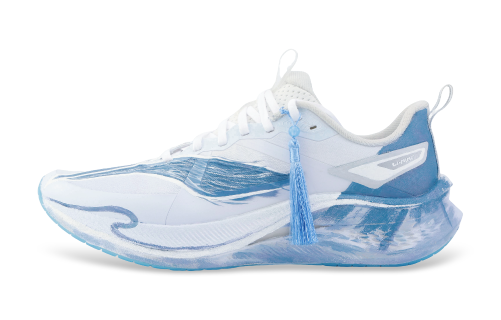LINING Red Hare 7 Pro Running Shoes Men's Low top White/Blue