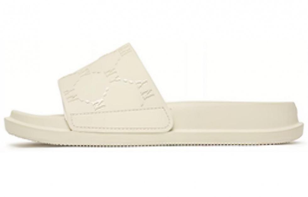 MLB Slipper Abrasion-Resistant Slide Slippers Unisex White