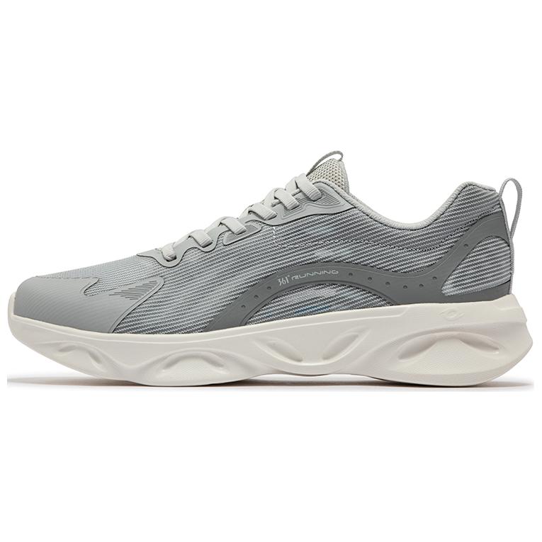 361° Abrasion Resistant Low Top Running Shoes Men's Gray