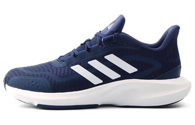Adidas Cushioning Abrasion Resistant Breathable Low Top EVA Rubber Running Shoes Unisex Blue White