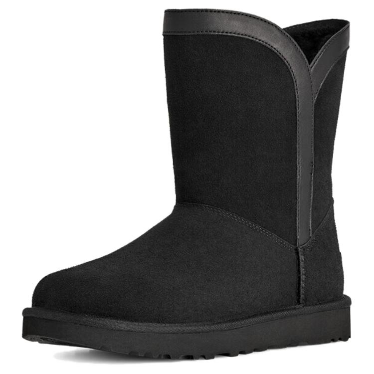 UGG Classic Novelty Short Mid Calf Snow Boots Women's Black купить в интернет-магазине Yoocart с быстрой доставкой по России.