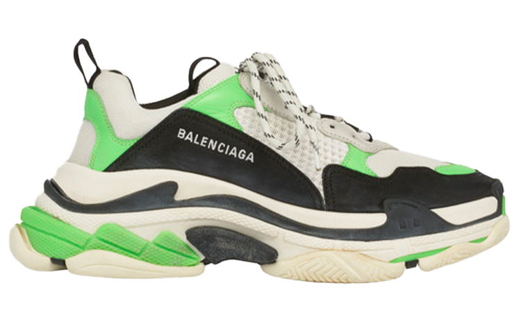Balenciaga Triple S Sneaker 'White Green Fluo'