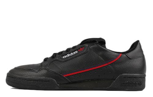 Adidas Continental 80 Black Scarlet Red