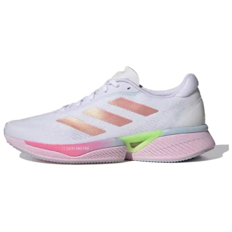 Adidas Supernova Eterno Cushioning Wear-Resistant Low-Top Running Shoes Women's White Pink