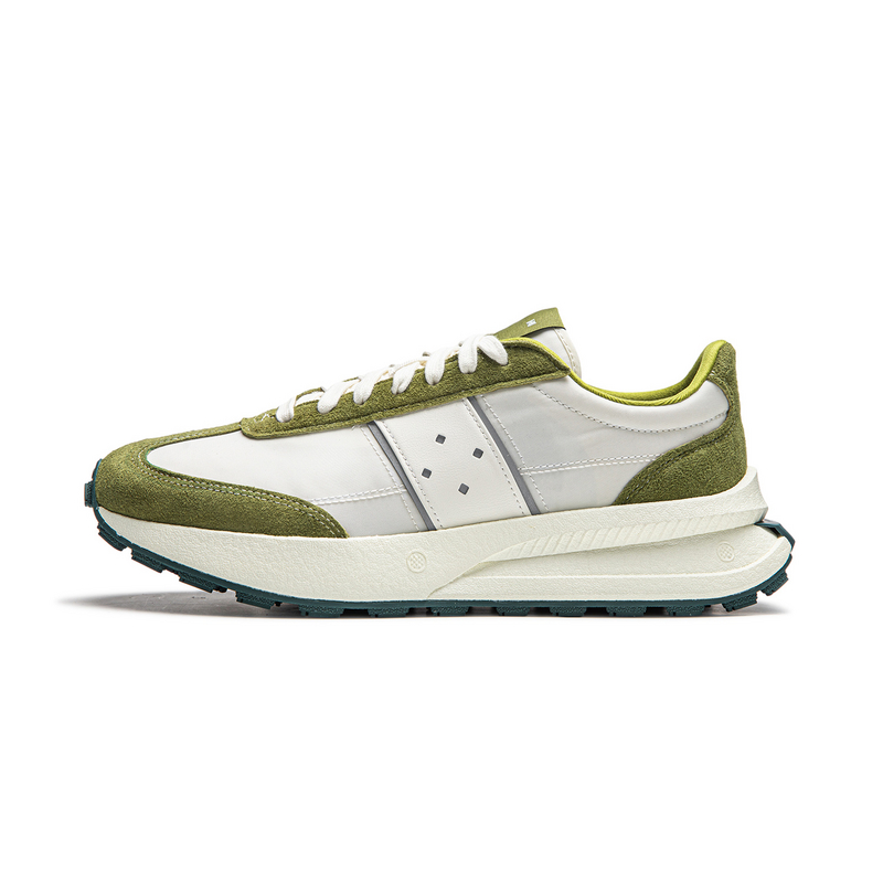 LiNing Low-Top Casual Shoes Unisex White Green