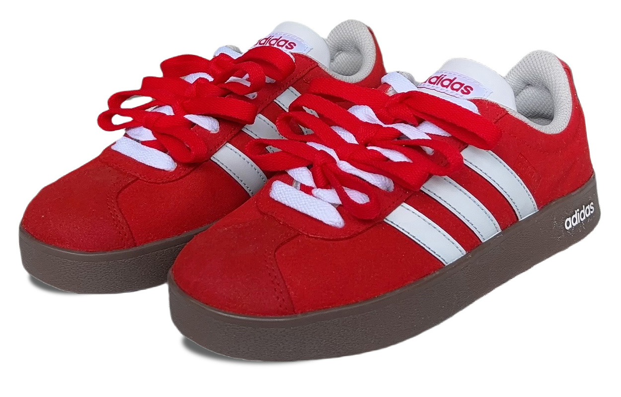 Adidas Neo Vl Court Classic Anti Slip Wear Resistant Low Top Skateboard Shoes Unisex Scarlet купить в интернет-магазине Yoocart с быстрой доставкой по России.