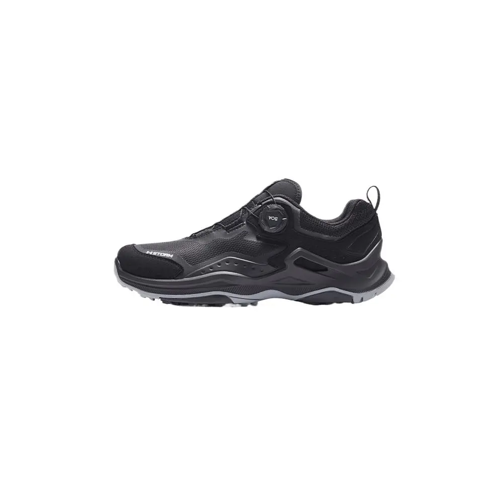 Under Armour Cushioning Waterproof Low top Hiking Shoes Men's Twilight Black