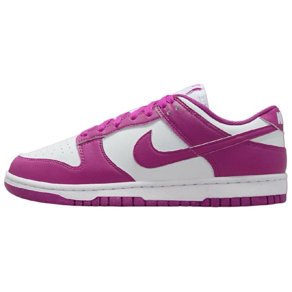 NIKE Dunk Кроссовки для скейтбординга Низкие Бело-розовые Женские