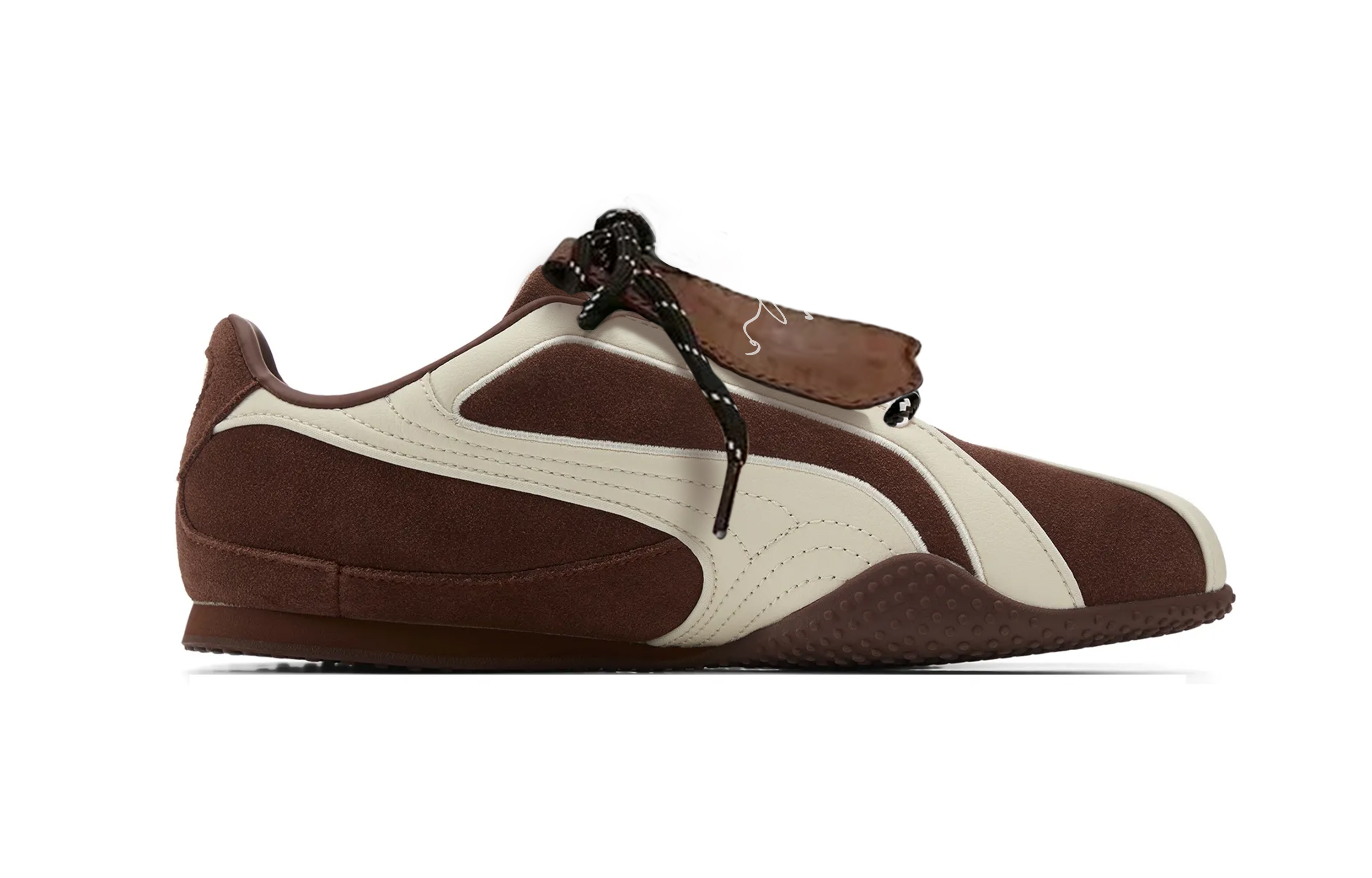 PUMA Bella V2 Cherry Bomb, Baseball Chestnut Low top Casual Shoes Unisex Brown