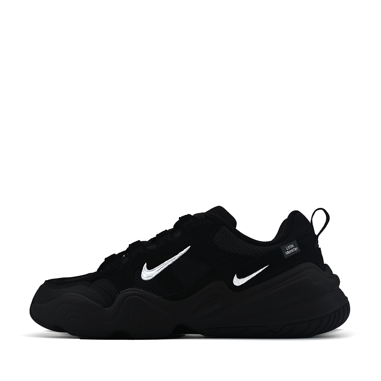 Nike Tech Hera Abrasion Resistant Low top Casual Shoes Unisex Black Silver