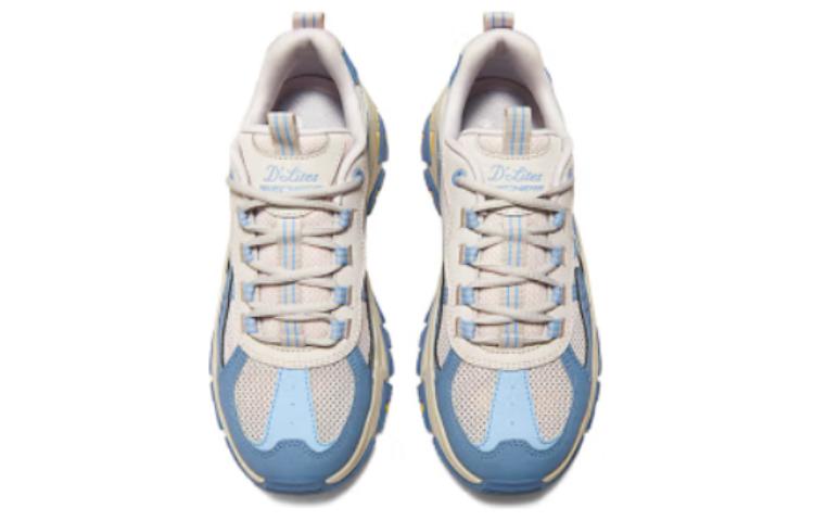 Skechers Cushioning Wear-Resistant Low-Top Casual Shoes Women's Blue Beige купить в интернет-магазине Yoocart с быстрой доставкой по России.