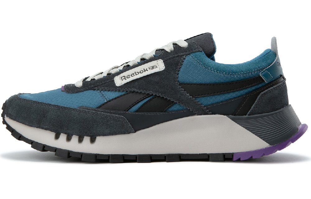 Reebok CL LEGACY W+ Low Top Running Shoes Unisex Black Blue