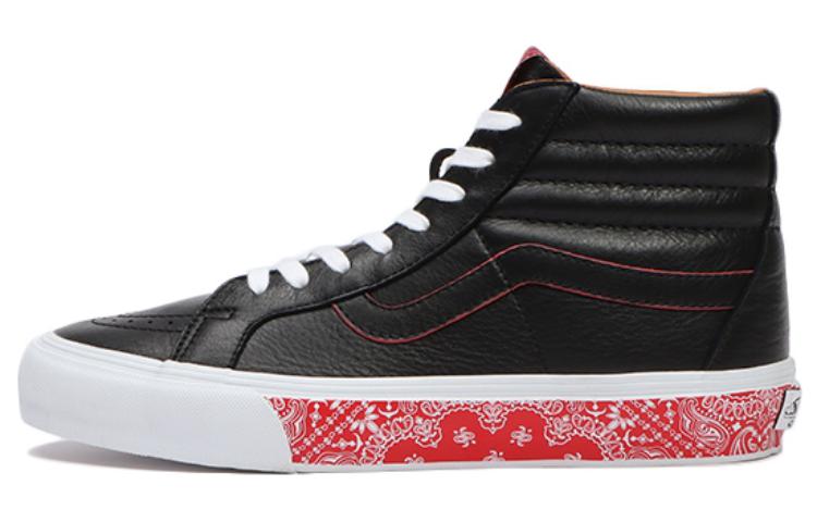 Vans Sk8 Hi Reissue Lx 'Bandana   Black Racing Red'