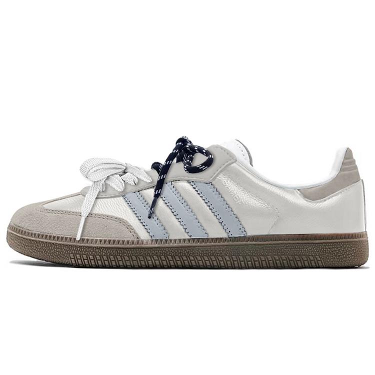 Adidas Originals SAMBA OG Low Top Skateboard Shoes Unisex Gray White
