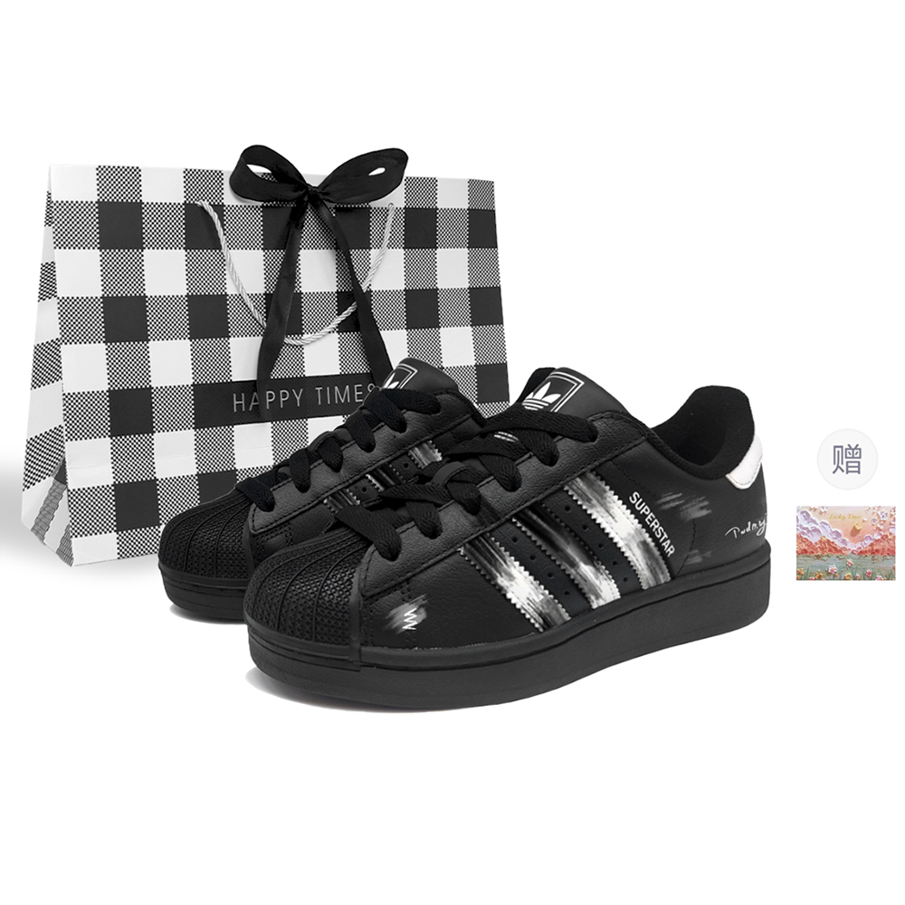 Adidas Originals Superstar 2 Skateboard Shoes Unisex Low top Black White