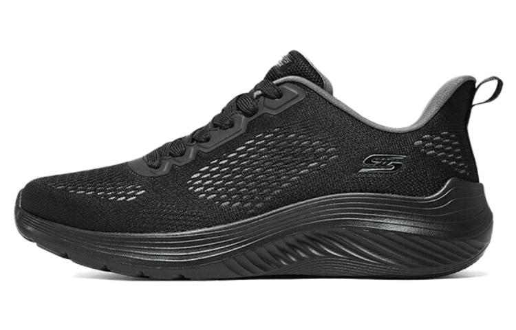 Skechers Breathable Lightweight Low-Top Casual Shoes Men's Black