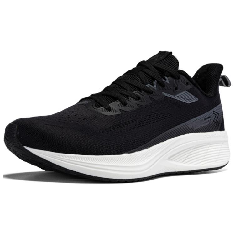 361° Wear-resistant And Lightweight Low-Top Running Shoes Men's Black Gray