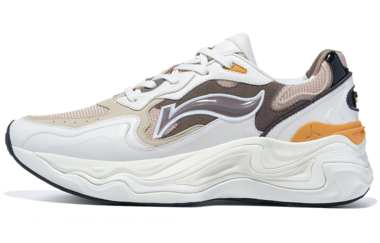 LI NING 1990 Lava Low Top Sports Casual Shoes Men's White Umber