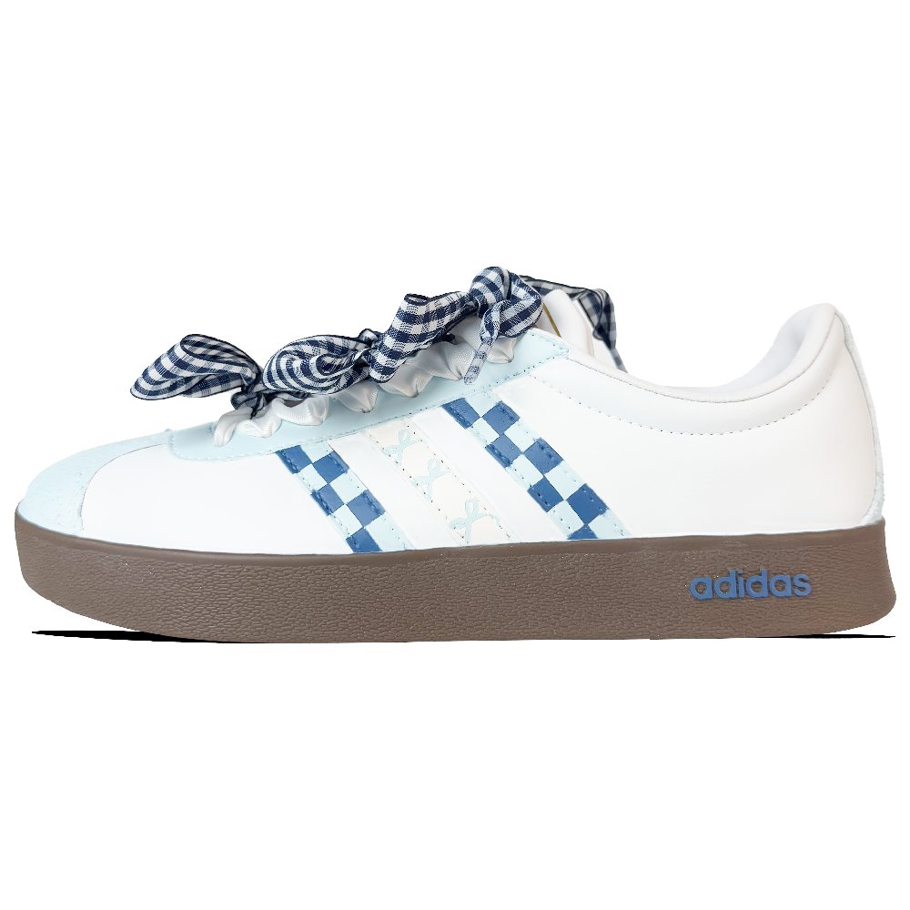 Adidas Neo VL Court 2.0 Low Top Skateboard Shoes Unisex Blue White