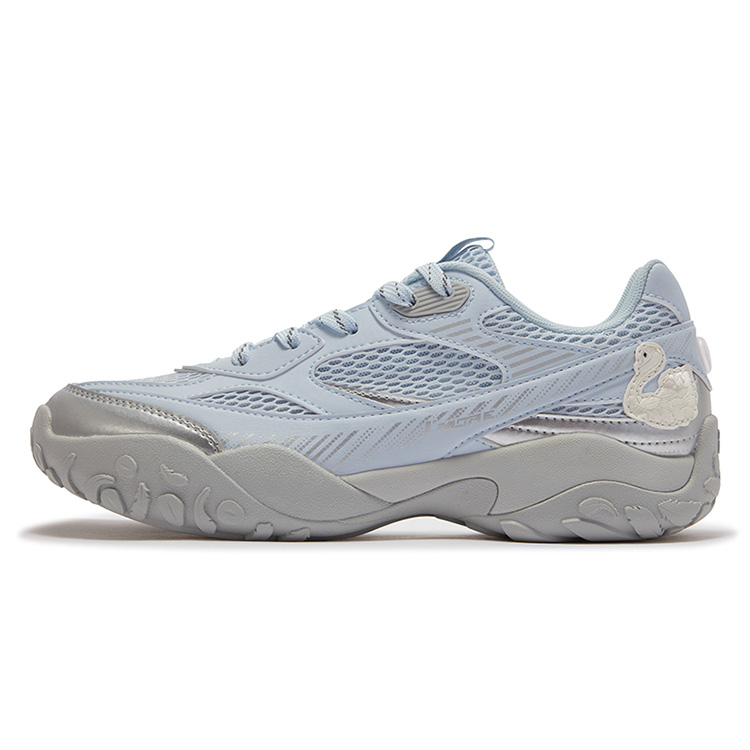 361° Swan Shoes Slip Resistant Abrasion Resistant Low top Casual Shoes Women's Transparent Blue