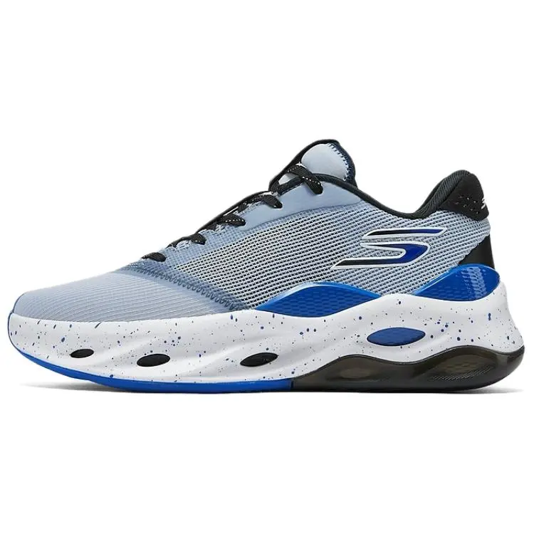 Skechers Low Top Basketball Shoes Men's Gray