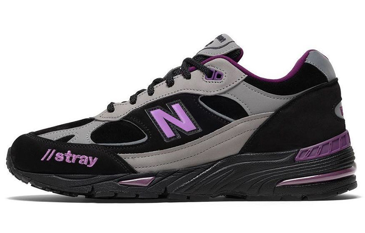 New Balance 991 Stray Rats Black