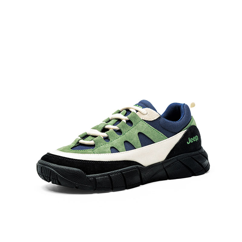Jeep Cushioning, Abrasion Resistant, And Waterproof Outdoor Shoes Women's Black Green купить в интернет-магазине Yoocart с быстрой доставкой по России.