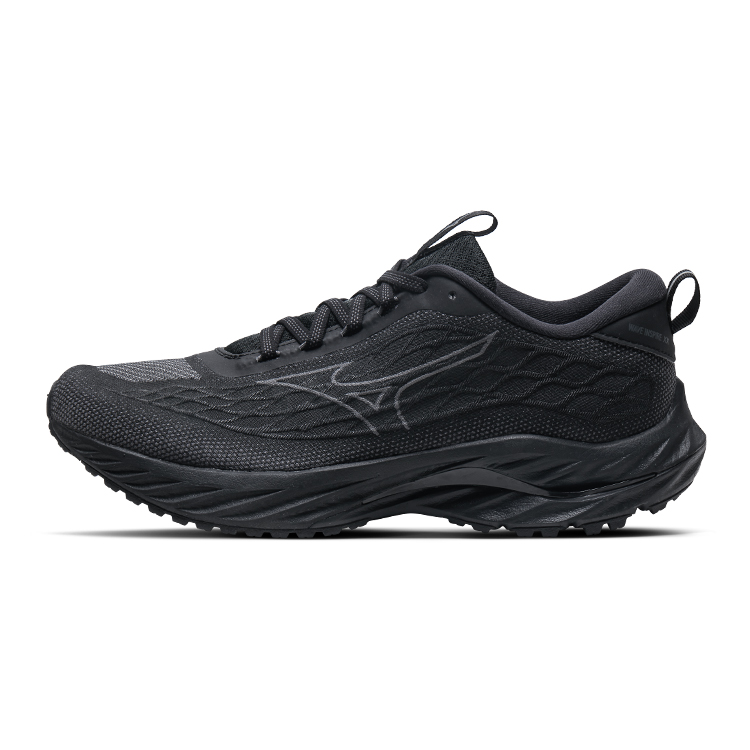 Mizuno Wave Inspire 20 Anti-Slip Wear-Resistant Low-Top Running Shoes Men's Black Gray Color