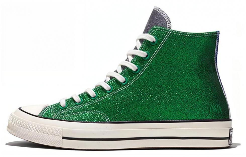 Converse Chuck Taylor All Star 70 Hi Jw Anderson Glitter Gutter Green Black