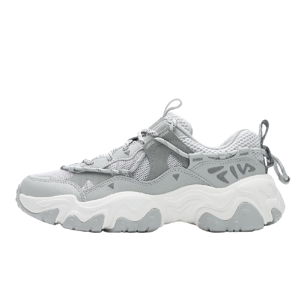 FILA FLUID 5 Cushioning Slip Resistant Low Top Casual City Commute Running Shoes Women's Gray