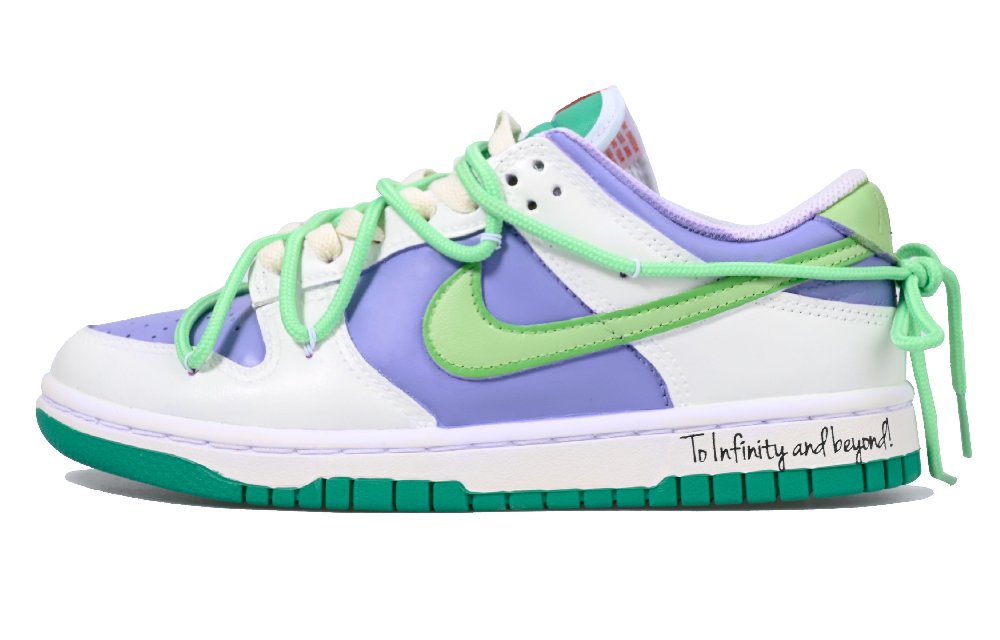 Nike Dunk Low Low-Top Skateboard Shoes Women's White Green