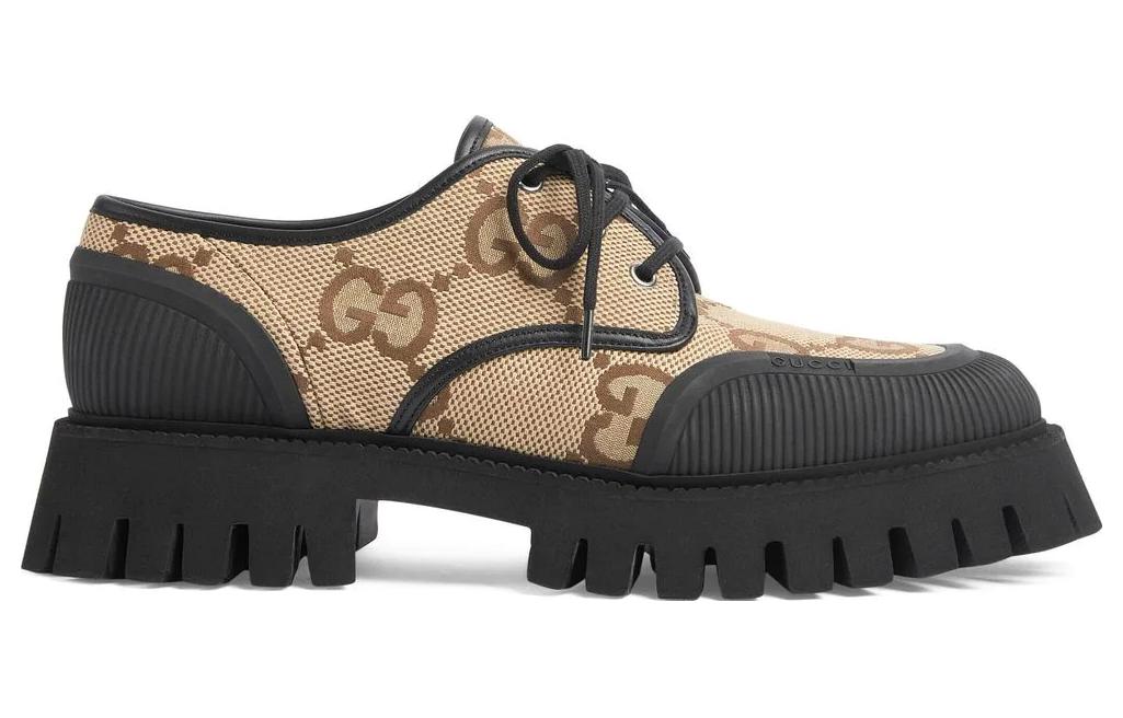 GUCCI Women's Maxi Gg Lace Up 'Beige Black' Women's купить в интернет-магазине Yoocart с быстрой доставкой по России.