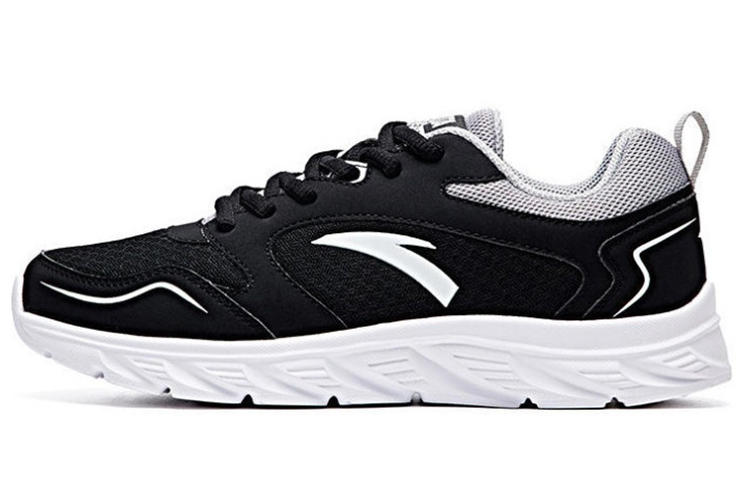 Anta Cushioning Anti-Slip And Wear-Resistant Breathable Rebound Low-Top Running Shoes Men's Black