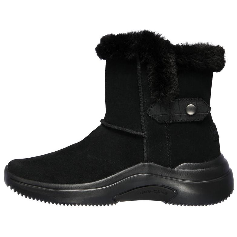 Skechers ON THE GO Thermal Abrasion Resistant Short Snow Boots Women's Black