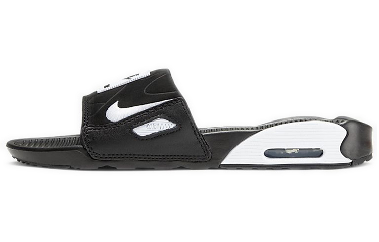 Nike Air Max 90 Slide Black White Women's