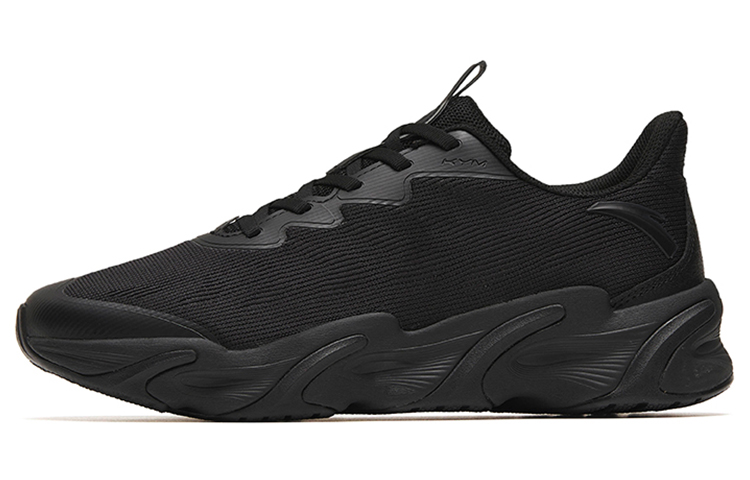 Anta Beyond The Step Breathable Low Top Running Shoes Men's Black