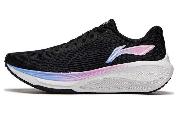 LiNing WuShi Lite 2.0 Cushioning Anti-Slip Wear-Resistant Breathability Low-Top Running Shoes Women's Black Pink Blue