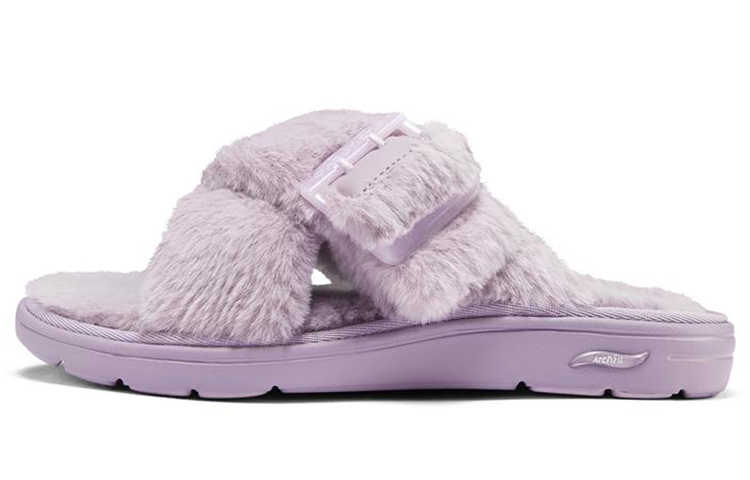 Skechers Arch Fit Rubber Sole Slide Slippers Women's Lavender