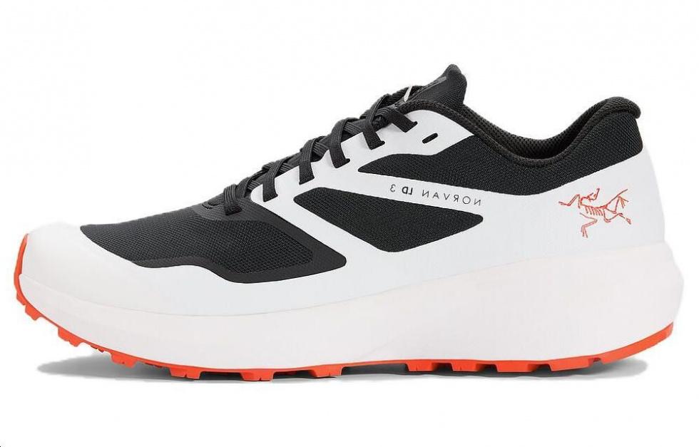 Arcteryx Norvan LD 3 Anti-Slip Wear-Resistant Low-Top Running Shoes Unisex White Black