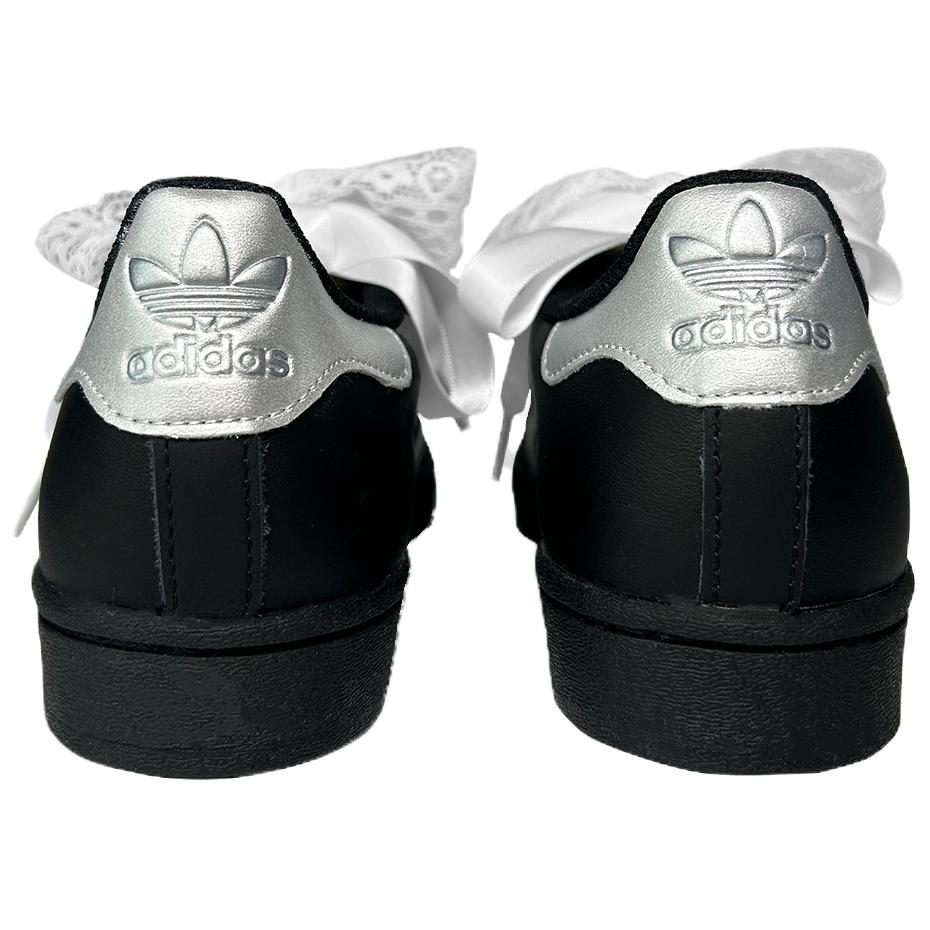 Adidas Originals Superstar 2 Skateboard Shoes Unisex Low Top Black/Silver