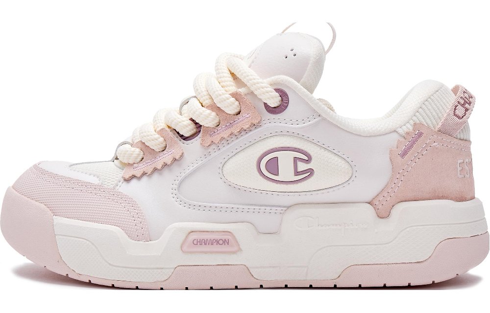 Champion Valve V3 Dopamine Dressing Puffy Shoes Low Top Skateboard Shoes Women's Pink