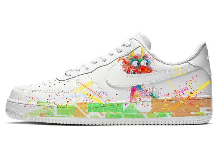 Nike Air Force 1 Anti-Slip Wear-Resistant And Impact-Resistant Low-Top Skateboard Shoes Women's Pure White