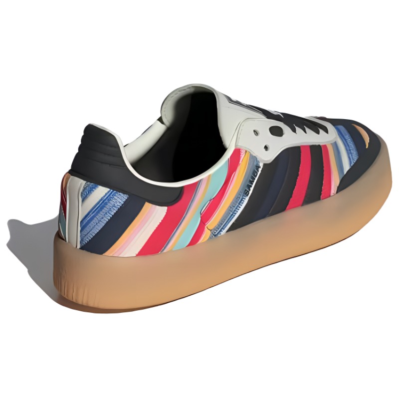 Kseniaschnaider X adidas originals Sambae "Black Multi Color Gum" купить в интернет-магазине Yoocart с быстрой доставкой по России.