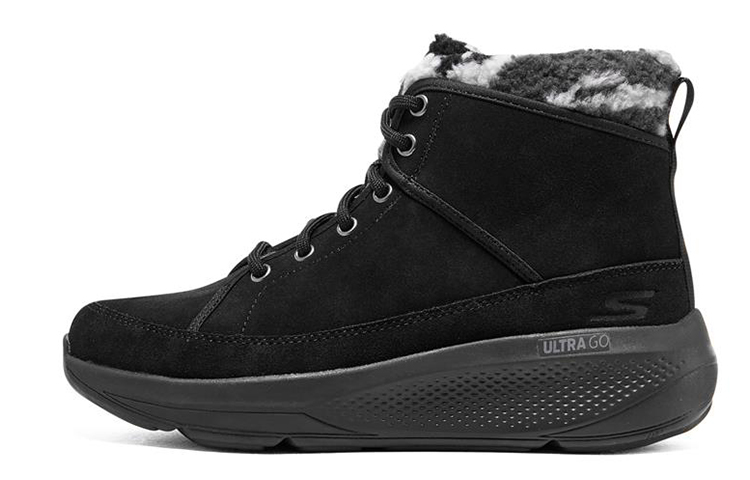 Skechers ON THE GO Ankle Boots Women's Black Gray Color