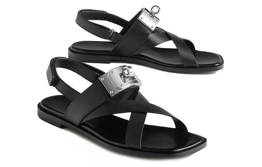 HERMES One-Strap Sandals Women's