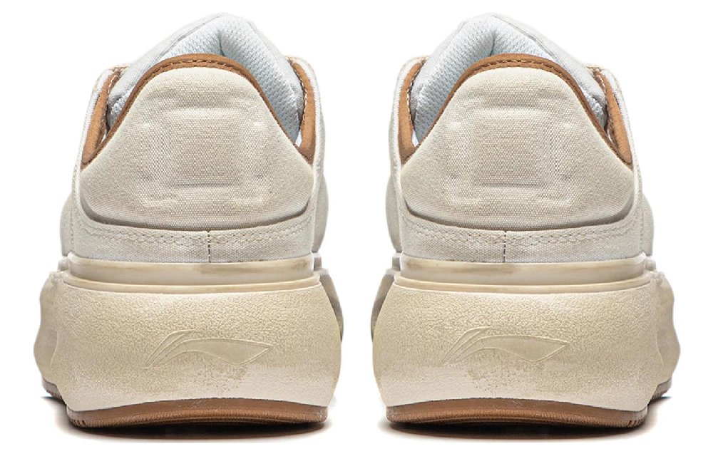 LiNing Yun You C4D Slip-Resistant Low-Top Casual Shoes Women's Ivory