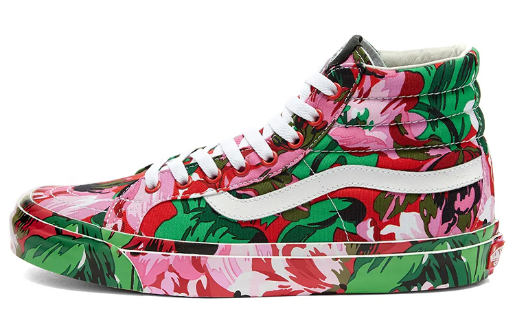 Vans Sk8 Hi Kenzo Floral Red