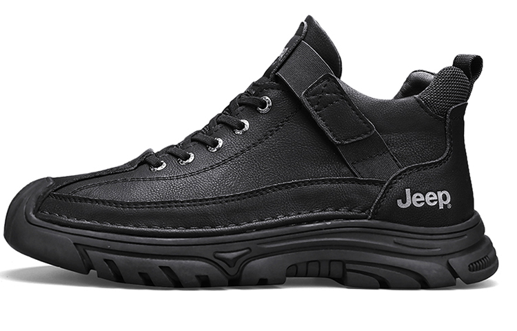 Jeep Low-Top Casual Shoes Men's Black