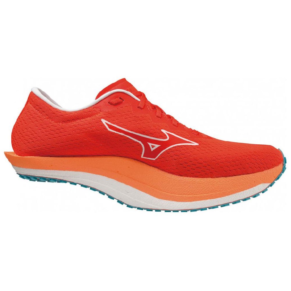 Mizuno Wave Duel Pro Slip Resistant And Breathable Low Top Running Shoes Men's Orange