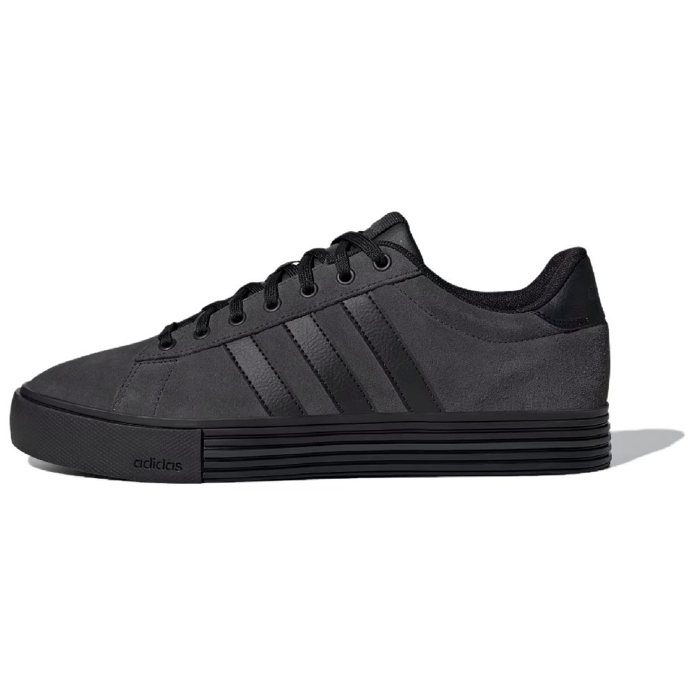 Adidas Daily 4.0 Anti Slip Wear Resistant Low Top Skateboard Shoes Unisex Black
